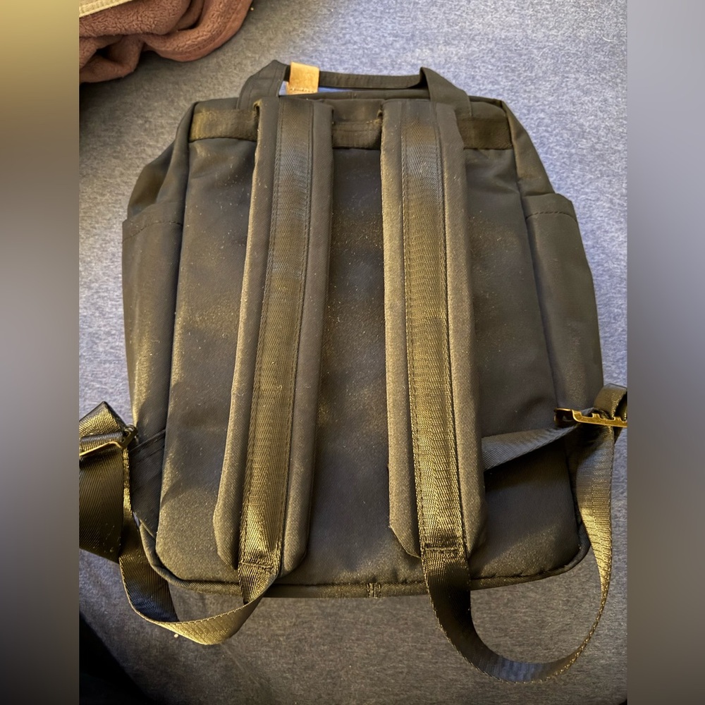 Doughnut Women's 16L Black backpack with Brown Leather Accents - Picture 10 of 10